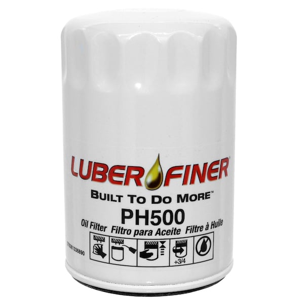 Luber-Finer Oil Filter, Od, -2.96 75Mm, Height, -4.44 113Mm, Id, -M22 X 1.5 Special Thd PH500 - main